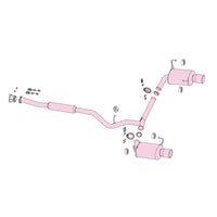 Fujitsubo Authorize R Cat-Back Exhaust For ’09-’13 Subaru Forester (SH) 2.0 turbo AT / MT | 560-64531