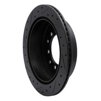 R1 Concepts Lexus GX460 Rear Right Drilled & Slotted Brake Rotor (Part #RNC633-76143R)