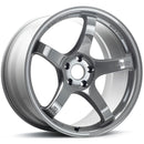Gram Lights 57CR 18x9.5 +22 5x114.3 Rueda gris brillante
