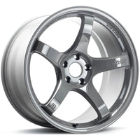 Gram Lights 57CR 18x9.5 +22 5x114.3 Rueda gris brillante
