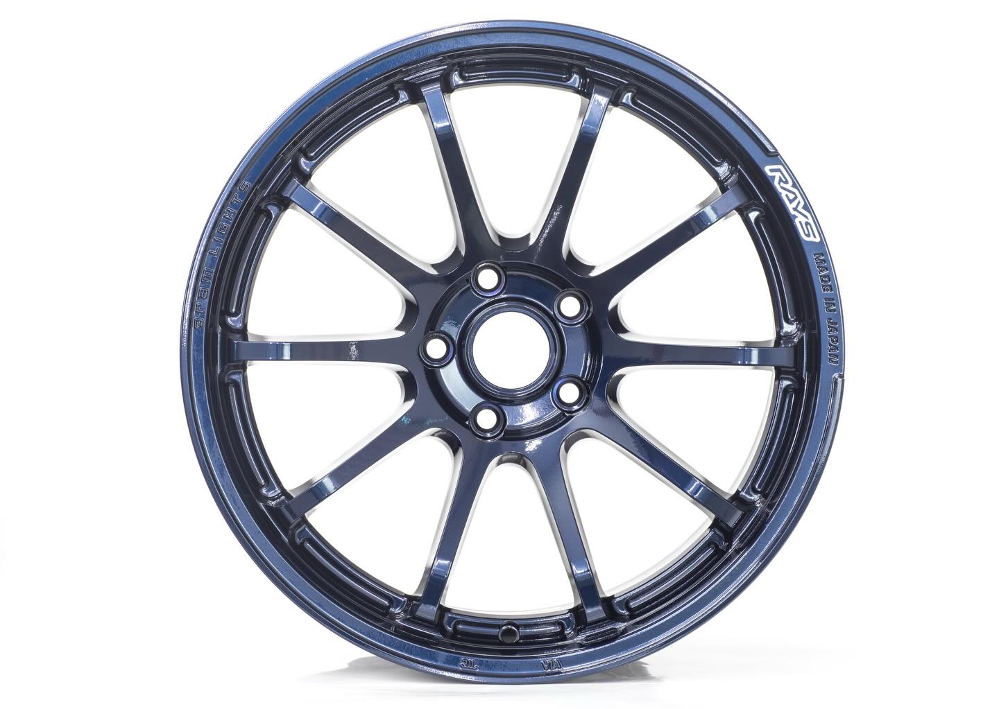 Gram Lights 57NR 18x9.5 +38 5x114.3 Eternal Blue Pearl Wheel
