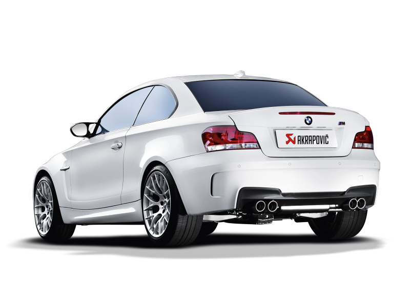 Akrapovic Slip-On Line Exhaust for 2011-2012 BMW 1 Series M Coupe - Titanium Part Number AKR-M-BM/T/4H