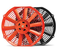 BLOX Racing 12-Inch Electric Slim Fan - Black for Automotive Cooling