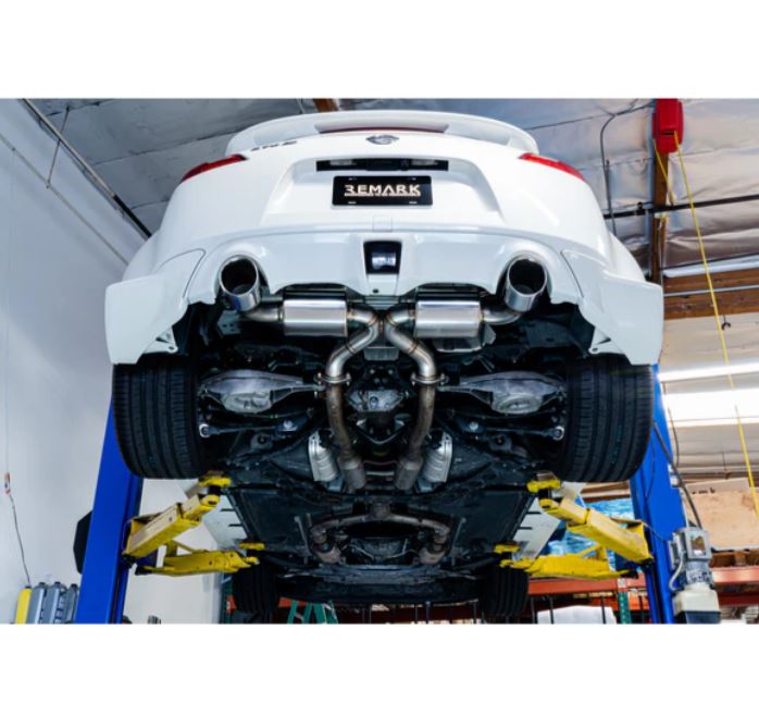 Remark Nissan 370Z (Z34) V2 Axle Back Exhaust w/Stainless Steel Double ...
