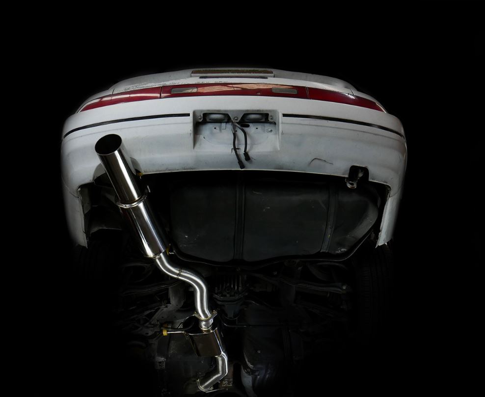 ISR Performance Series II - GT Single Exhaust System - Resonated - 89-94 Nissan 240sx (S13) (IS-S2GTR-S13)