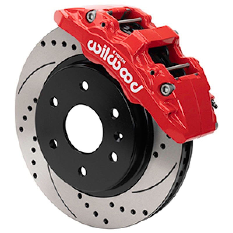 Wilwood Aero6-DM Front Brake Kit for 2019-2021 Chevy Silverado and GMC Sierra - Red