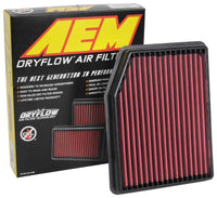 AEM Induction 28-50083 DryFlow Air Filter for 2019 Chevrolet Silverado 1500 V8-5.3L Fuel Injection