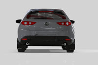 Rally Armor 19-25 Mazda3 Hatchback Red UR Mud Flap w/White Logo