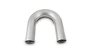 Vibrant 2.5in O.D.Tight Radius 180 Degree U-Bend Stainless Tubing