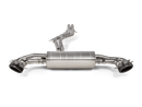 Akrapovic Evolution Line Titanium Cat Back Exhaust for 2020+ Audi RS Q8 with Carbon Fiber and Titanium Tips