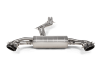 Akrapovic Evolution Line Titanium Cat Back Exhaust for 2020+ Audi RS Q8 with Carbon Fiber and Titanium Tips