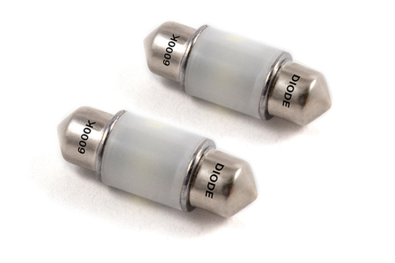 Diode Dynamics 31mm HP6 LED Bulb - Cool White, Pack of 2 for Honda Civic and Mazda 3