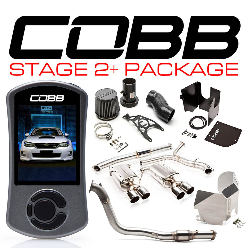 Cobb 11-14 Subaru WRX (Sedan) Stage 2+ Power Package - Black