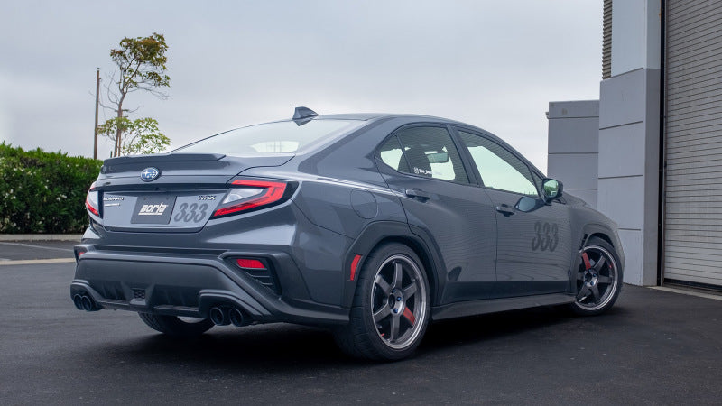 Borla S-Type Cat-Back Exhaust System for 2022-2025 Subaru WRX 2.4L Turbocharged AWD