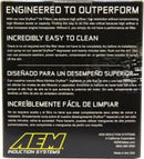 AEM Induction 3.25-inch DryFlow Short Neck 5-inch Element Filter - Universal Clamp-On Air Filter for Enhanced Performance