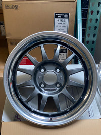 WedsSport Racing 2P 15x7" +35 4x100 Gunmetal Wheel Set