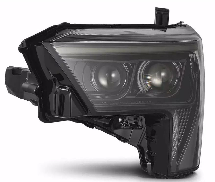 AlphaRex 22-23 Toyota Tundra LUXX-Series Proj. Headlights Alpha-Black (Req. Conv 810029 OR 810030) (880873)