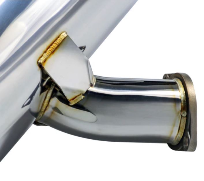 Remark 08-14 Subaru STi GR Hatch Sports Touring Spec - Burnt Quad Tips (Non-Resonated) (RK-C4076S-02TN)