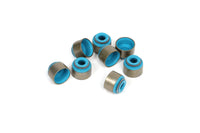 BLOX Racing Honda 5.5mm Valve Stem Seals Blue FKM Set of 16