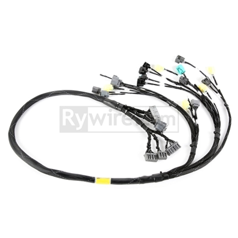 Rywire Honda B-Series OBD2 Tuck Budget Engine Harness with OBD2 Distributor, Injector, Alternator, 92-95 OBD1 Plug Adapter Included