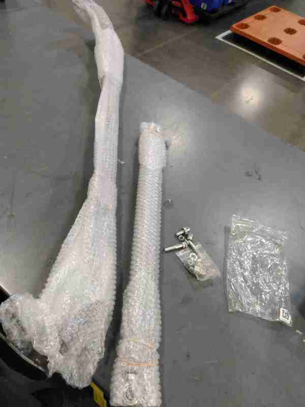 NRG Harness Bar 47in. - Titanium finish — Scratch & Dent