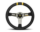 MOMO MODDRIFT 330mm Steering Wheel with Black Suede Grip and Anthracite Spokes