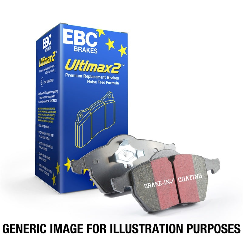 EBC Ultimax OEM Replacement Front Brake Pads for Subaru Impreza and Crosstrek – Part Number EBCUD2045
