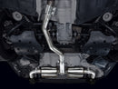 AWE 19-23 BMW 330i / 21-23 BMW 430i Base G2X Touring (Excl. Conv) Axle-Back Exhaust - Diamond Black