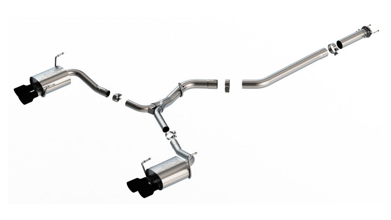 Borla S-Type Cat-Back Exhaust System for 2022-2025 Subaru WRX 2.4L Turbocharged AWD