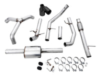 AWE Tuning 4th Gen GM 1500 5.3L 0FG Cat-Back Split Rear Exit (Flat Bumper) - Dual Diamond Tips