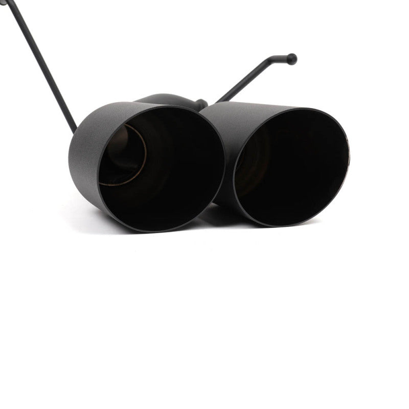 BLOX Racing 2022+ WRX Muffler Delete / Axle Back with 4-inch Single Wall Matte Black Tips