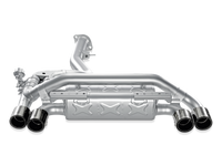 Akrapovic Slip-On Line Exhaust for 2011-2012 BMW 1 Series M Coupe - Titanium Part Number AKR-M-BM/T/4H