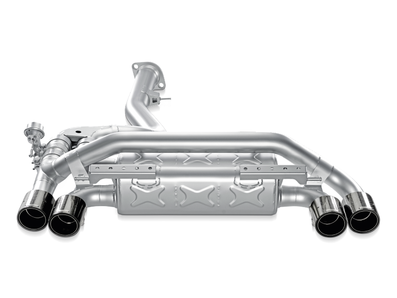 Akrapovic Slip-On Line Exhaust for 2011-2012 BMW 1 Series M Coupe - Titanium Part Number AKR-M-BM/T/4H