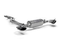 Akrapovic Evolution Race Line Link Pipe Set for 2025 Audi RSQ8 - Titanium Part AKRCO-AU/T/5
