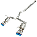 AWE Tuning 2015+ VA WRX Sedan Touring Edition Exhaust - Vapor Blue Quad Tips