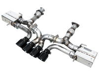 AWE 2023 C8 Corvette Z06 SwitchPath Cat-Back Exhaust - Diamond Black Tips