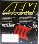 AEM Induction 21-201DK Dryflow Air Filter - 2.5 inch x 5 inch Replacement for Improved Performance
