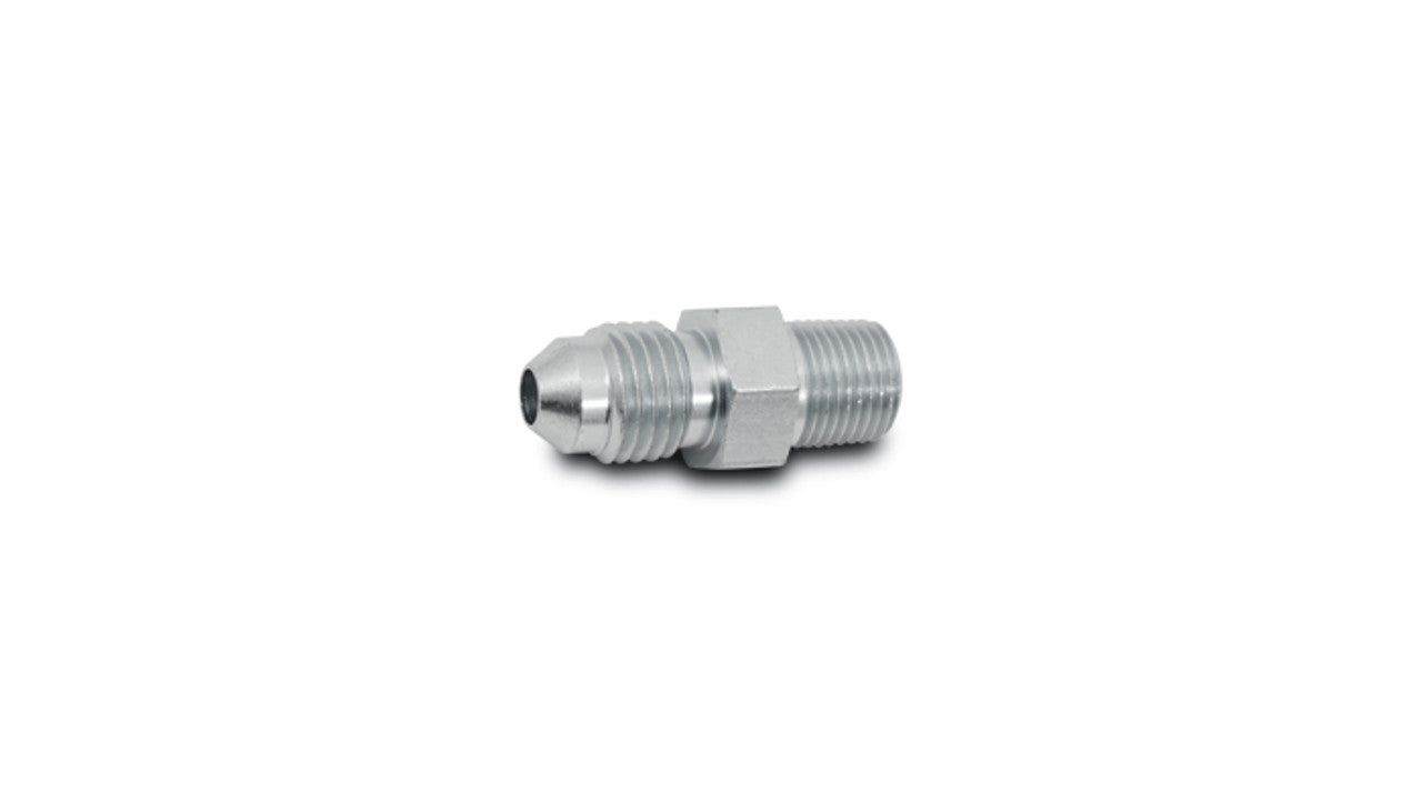 Vibrant -3AN to 1/8in NPT Straight Adapter Fitting - Steel