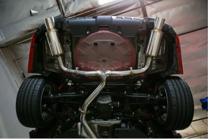 REMARK 2022+ Subaru WRX (VB) Catback Exhaust - Dual R1 Spec Stainless (Resonated) (RK-C2076S-03C)