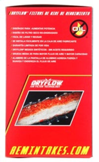 AEM Induction 21-2049DK Dryflow Universal Clamp-On Air Filter - 3.5 Inch Short Neck, 9 Inch Element