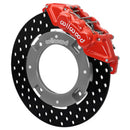 Wilwood 17-21 Can-Am X3RS Red 6-Piston Front Brake Kit with 11.25-inch Drilled Rotors