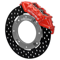 Wilwood 17-21 Can-Am X3RS Red 6-Piston Front Brake Kit with 11.25-inch Drilled Rotors