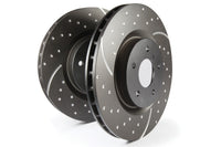 EBC GD Series Sport Slotted Rear Brake Rotors for Subaru Legacy, Outback, and WRX (Part No. EBCGD7710)