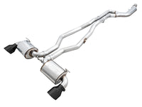 AWE Tuning 2020 Toyota Supra A90 Non-Resonated Touring Edition Exhaust - 5in Diamond Black Tips