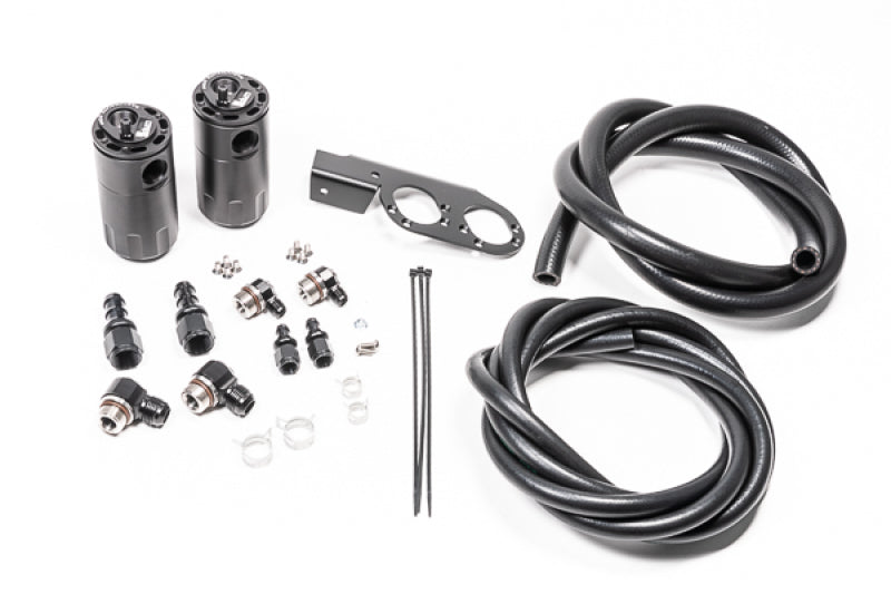 Radium Engineering Dual Catch Can Kit Nissan Z33 V35 VQ35DE/HR Fluid Lock (20-0729-FL)