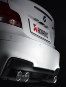 Akrapovic Slip-On Line Exhaust for 2011-2012 BMW 1 Series M Coupe - Titanium Part Number AKR-M-BM/T/4H