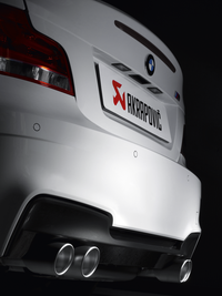 Akrapovic Slip-On Line Exhaust for 2011-2012 BMW 1 Series M Coupe - Titanium Part Number AKR-M-BM/T/4H