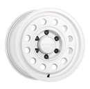 Nomad N501SA Convoy 17x8.5in / 6x139.7 BP / -10mm Offset / 106.1mm Orificio - Rueda blanca brillante