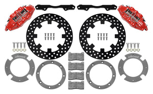 Wilwood 17-21 Can-Am X3RS Rear Brake Kit with 6-Piston Calipers and Drilled Rotors