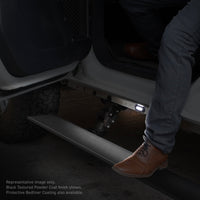 Go Rhino 23-24 Toyota Sequoia 4dr (Excl. Hybrid) E1 Electric Running Board Kit - Bedliner Coating (20443974T)